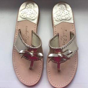 Jack Rogers Gold Sandals